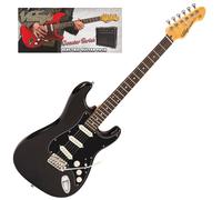 Vintage V60 Coaster Electric Guitar Pack - Gloss Black, Black