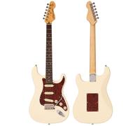 Vintage V60 Coaster Series Electric Guitar - Vintage White, White