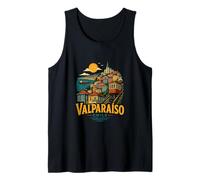 Vintage Valparaiso Chile Travel Souvenir Landmark Gift Tank Top