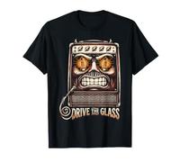 Vintage Valve Amplifier Face Guitarist Rock Band T-Shirt