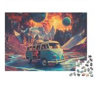 Vintage Van-sci-fi Cosmic LandscapeJigsaw Puzzle Car Premium Eco Adults Stress Relief Home Decor Gift 1000 Pieces 70x50cm/1000pcs