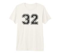 Vintage Varsity Number 32 Thirty-Two Premium T-Shirt