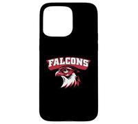 Vintage Varsity Style Block Letters Falcon Bird Lover Case for iPhone 15 Pro Max