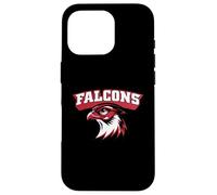 Vintage Varsity Style Block Letters Falcon Bird Lover Case for iPhone 16 Pro