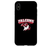 Vintage Varsity Style Block Letters Falcon Bird Lover Case for iPhone XS Max