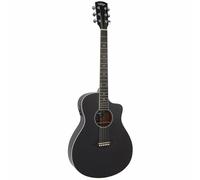 Vintage VEC300 Coast Electro-Acoustic Guitar - Black