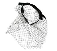 Vintage Veil Headband for Female Lady 1920s Costume Props Hairband for Formal Parties and Fashion Forward Women