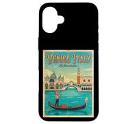 Vintage Venice Italy Travel Souvenir Landmark Tourist Gift Case for iPhone 16 Plus