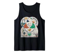 Vintage Venn Diagram Life The Universe and Everything - 42 Tank Top
