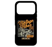 Vintage Vibes Main Street USA Hotrod Motorcycle Design Case for iPhone 17 Pro
