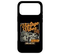 Vintage Vibes Main Street USA Hotrod Motorcycle Design Case for iPhone 17 Pro Max