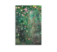 Vintage Vibrant Marigold Flowers BotanicalCanvas Poster Wall Art Poster for Room Living Room Study Aesthetics And DecorationUnframe-style 24x36inch(60x90cm)