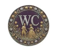 Vintage Victorian Decor WC Toilet Classic Metal Tin Sign