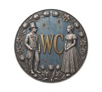 Vintage Victorian Decor WC Toilet Classic Metal Tin Sign