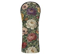 Vintage Victorian Era Inspired Rose Golf Cover Waterproof Headcover with Number Tags for Driver putter cover
