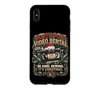 Vintage Video Cassette Holiday Rewind Nostalgia Christmas Case for iPhone XS Max