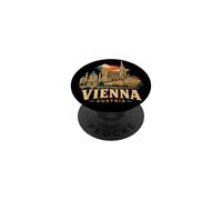 Vintage Vienna Austria Travel Souvenir Landmark Gift PopSockets Adhesive PopGrip