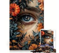 Vintage View Into Nature 1000 Pieces Jigsaw Puzzles for Teenagers Sharp Recall Serene Escape Uniform Cut Perfect Xmas (50x75cm)
