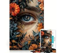 Vintage View Into Nature Adults 1000 Pieces Puzzle Mental Fun Game Advanced Laser Cutting Tech Amusing Challenge for Waiting Time (38x26cm)