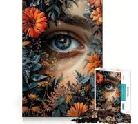 Vintage View Into Nature Jigsaw Puzzle1000 Pieces Mind Train Fun Clean Cut Sturdy Components Captivating Leisure for Cozy Indoors (50x75cm)