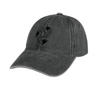 Vintage Viking Celtic Knot Wolf Baseball Cap, Nordic Myth Adjustable Cowboy Bonnet Hat, Autumn 100% Cotton Casquette (Color : Charcoal, Size : One size)