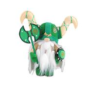 Vintage Viking Plush Doll | Decorative Knight Statue of a Gnome Elf | Unique Indoor Display for Home, Garden Ornaments, Viking Dwarf Figurine