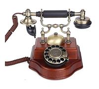 Vintage Vintage Retro Wooden Phone/Corded Phones/Antique Phone/Dial Phone/Retro Style Phone/Office Phone Telephone Living Room Living Room Decor for Home/Office