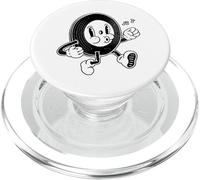 Vintage Vinyl Disc Design/Cool Retro Music & Old Cartoon PopSockets PopGrip for MagSafe