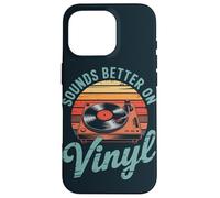 Vintage Vinyl Record Collector Turntable Music Case for iPhone 16 Pro