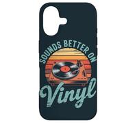 Vintage Vinyl Record Collector Turntable Music Case for iPhone 17