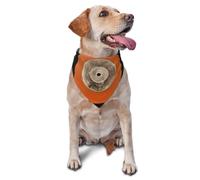 Vintage Vinyl Record Dog Bandana Pet Scarf Accessories for Small Medium Dogs Cats Photo Prop, Triangle Pet Bandanas Adjustable Puppy Bib Washable Dog Kerchief Puppy Neckerchief