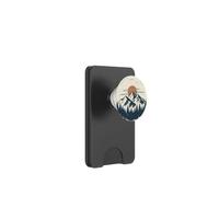 Vintage Vinyl Record Music Lover Mountain Sunset PopSockets PopWallet for MagSafe