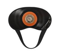 Vintage Vinyl Record Sleep Mask for Side Sleeper, Blackout Eye Mask for Women Men, Zero Pressure Sleeping Masks Soft Breathable Eye Cover Comfortable Blindfold Eyeshade for Night Sleep