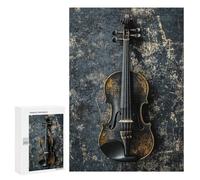 Vintage Violin Musical Instrument Puzzle 1000 Teile Schwer Puzzle Spielzeug Lernspiel Impossible Herausforderungsspielzeug Für Erwachsene Kinder 300 PCS