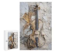 Vintage Violin Wall Art Puzzle 1000 Teile Schwer Puzzle Spielzeug Lernspiel Impossible Herausforderungsspielzeug Für Erwachsene Kinder 1000 PCS