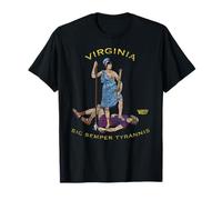 Vintage Virginia Motto Sic Semper Tyrannis T-Shirt