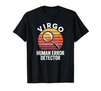 Vintage Virgo Horoscope Clothing - Human Error Detector T-Shirt
