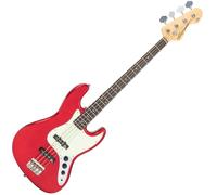 Vintage VJ74 Reissued Bass Guitar - Candy Apple Red