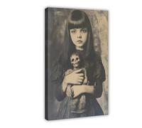 Vintage Voodoo Doll Poster Canvas Poster Wall Art Decor Print Picture Paintings for Living Room Bedroom Decoration 08x12inch(20x30cm)