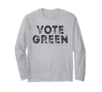 Vintage Vote Greens UK General Election Vote Green Party Long Sleeve T-Shirt