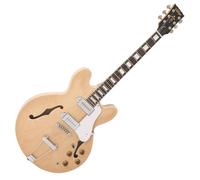 Vintage VSA500 Reissued Semi Acoustic Natural Maple - Nearly New