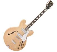 Vintage VSA500PM Reissued Semi Acoustic Guitar - Natural Maple