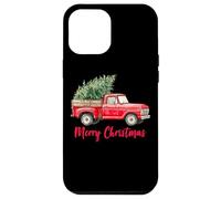 Vintage Wagon Truck With Tree Merry Christmas Family Pajama Case for iPhone 12 Pro Max