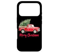 Vintage Wagon Truck With Tree Merry Christmas Family Pajama Case for iPhone 17 Pro