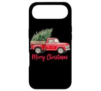Vintage Wagon Truck With Tree Merry Christmas Family Pajama Case for iPhone Air