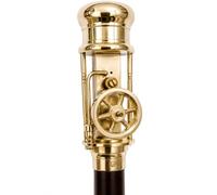 Vintage Walking Cane Stick With Steam Engine Model Handmade Nautical Beautiful Gift For Gentlemen & Your Lovers.