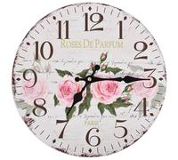 Vintage Wall Clock Home Decorative Wall Mounted Analog Timer Clock vidaXL