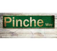 Vintage Wall Decoration Pinche Way Funny Street Sign Metal Sign Wall Decor For Bedroom Home Bar Garage Kitchen Art Sign