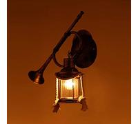 Vintage Wall Light Chinese Style Nordic Creative American Village Iron Horse Lamp Hall Bar Restaurant Balcony Lighting, Bronze Wall Lamp