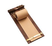 Vintage Wall Mounted Note Pad Holder, Retro Wooden Memo Roll Clipboard, Rustic Hanging Paper Dispenser For Home Office Kitchen Writing